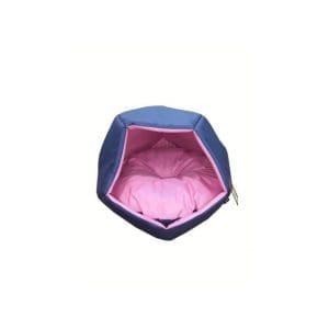 Empets Cubby House With Cushion  Basic Duo (60x60x44cm)[Dimension - 60x60x44cm, Color - Pink & Blue]