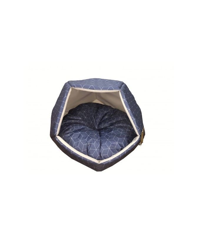 5731-large_default.jpg Empets Cubby House With Cushion Modern (60x60x44cm) – Printed Blue - Image 1