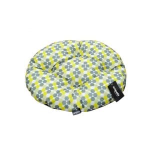 Empets Oval Cushion Modern[Dimension - 78x66cm, Texture - Printed Green]