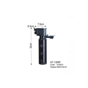 KW Zone Atlas AT Internal Filter[Model - FAT1200F, Max Output - 1200L/H]