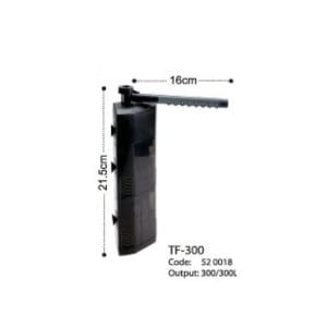 KW Zone Dophin Aquarium Triangle Internal Filter With Rainbar