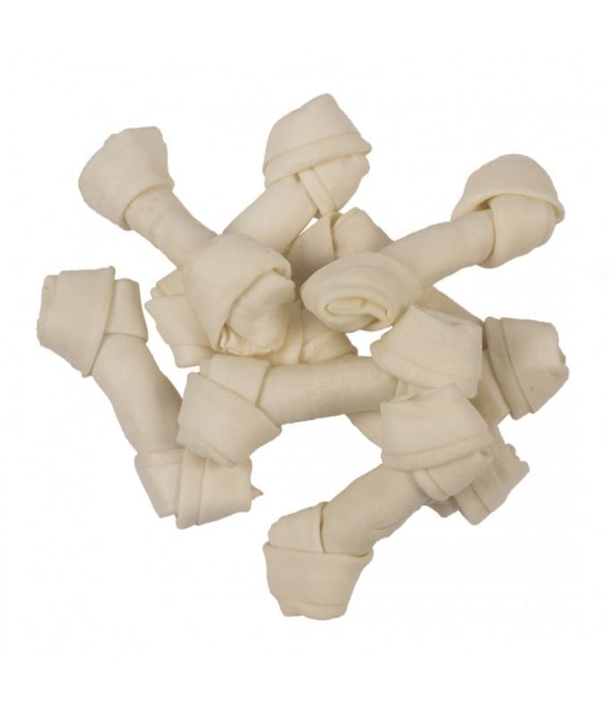 Duvo Knotted Bone White - 8pcs,13cm Duvo Knotted Bone White - 8pcs,13cm