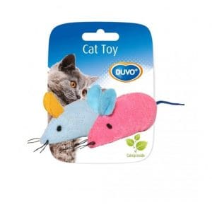 Duvo+ Assortment of Mice Blue/Pink 2pcs – 6 x 5 x 3cm