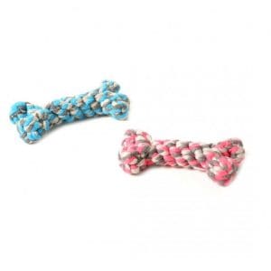 Duvo Knotted Cotton Bone - 8Cm[Length - 8Cm]