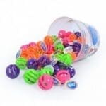 Duvo Rattle Balls - Cat Toy (60 Pcs In A Bucket)