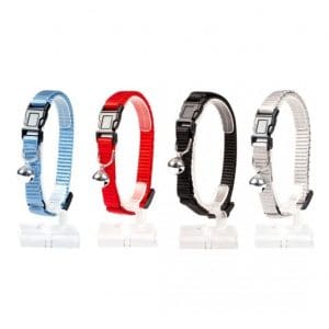 Duvo+ Cat Collar Uni 1 Nylon Mixed Colors 20-30cm x 10mm