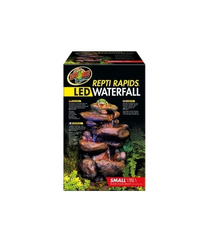 ZOO MED SMALL ROCK WATERFALL W/LED ZOO MED SMALL ROCK WATERFALL W/LED