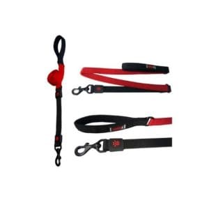 DOCO Shock Absorbing BUNGEE Leash - 4ft 2.5 x 120cm[Color - Red, Size - L]