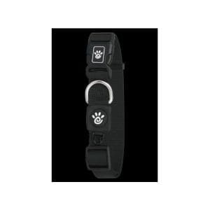 DOCO Signature Nylon Collar - 2.0 x 34-51cm [Color - Black, Size - M]