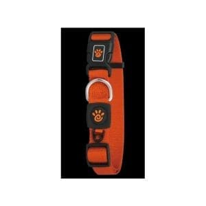DOCO Signature Nylon Collar -1.5 x 27-37cm[Color - Orange, Size - S]