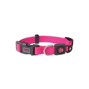 DOCO Signature Nylon Collar - 1.0 x 21-30cm[Color - Pink, Size - XS]