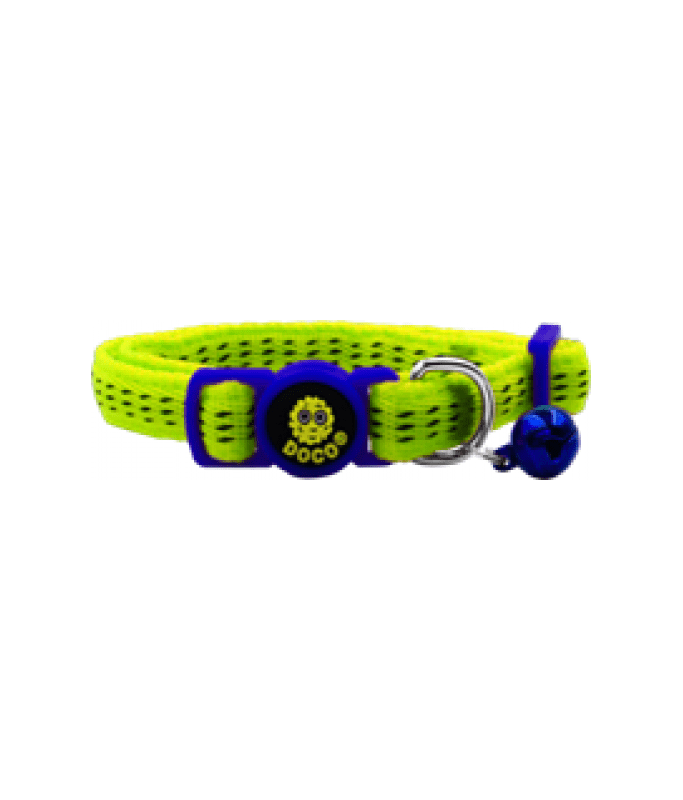 9040-large_default.png Doco Puffy Cat Collar (DCAT010) – Yellow - Image 1