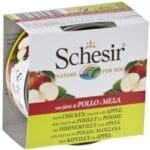 Schesir Dog Wet Food-Chicken Fillets With Apple[Weight - 150g]
