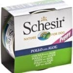 Schesir Dog Wet Food-Puppy Chicken Fillets With Aloe[Weight - 150g]