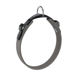 Ferplast Ergoflex C22-42 Collar Green-106[Color - Grey, Dimension - 36-44cmx22mm]