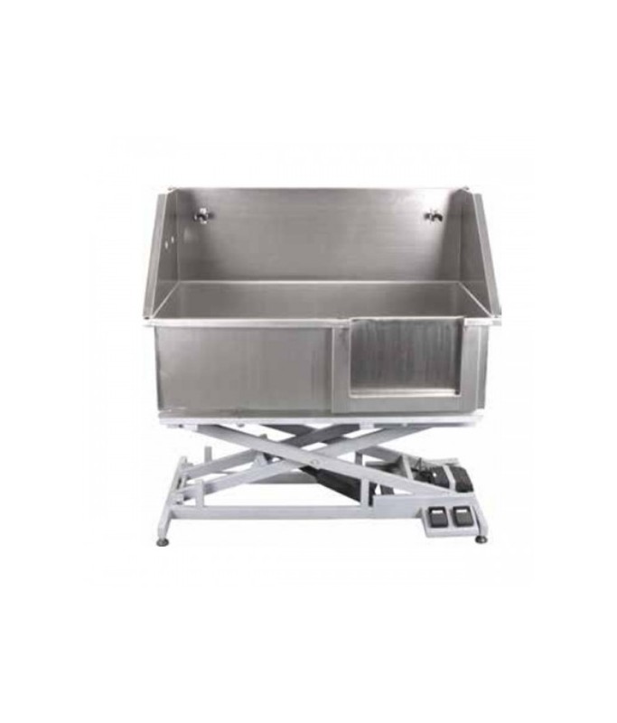 BTS-131E Shernbao Tub Stainless Steel Electric Bathing Tub 127X67X106-176 Cm - Image 1