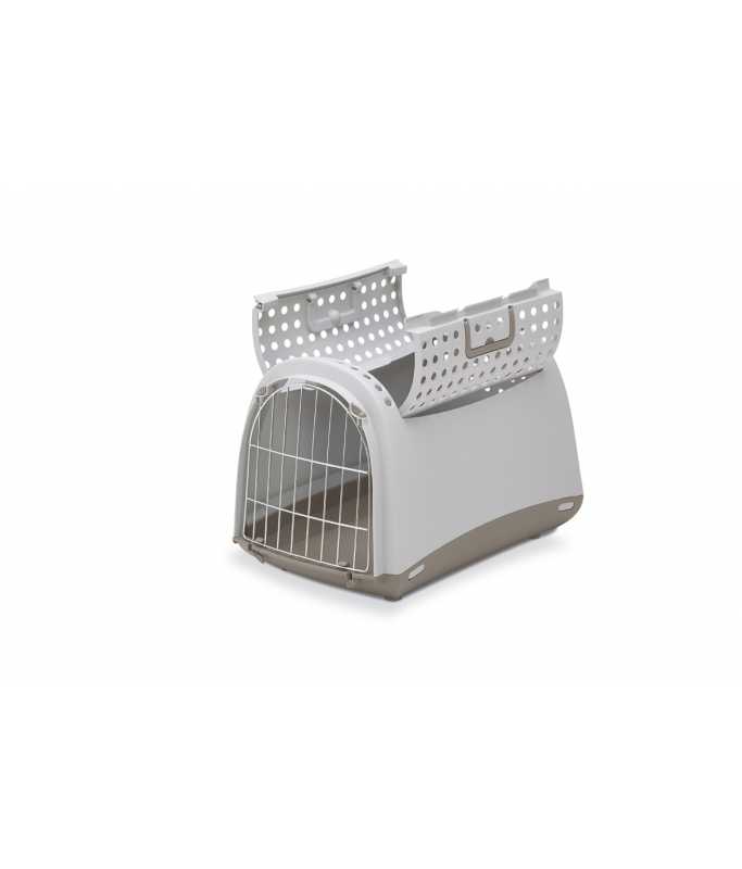IM80570 IMAC Linus Cabrio - Carrier For Cats And Dogs-Grey- 50X32X34.5CM - Image 1