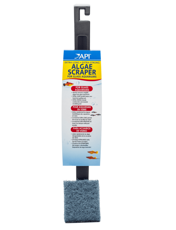 API ALGAE SCRAPER FOR GLASS AQUARIUMS - EXTRA LONG Api Algae Scraper For Glass Aquariums - Extra Long - Image 1