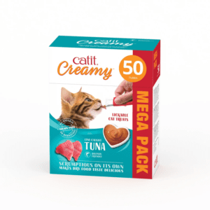 Catit Creamy Treats Mega Pack - Tuna, 50 tubes/box