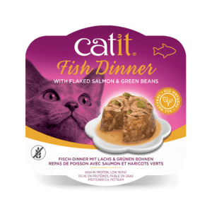 Catit  Dinner-6pcs/box - Salmon & Green Beans 80 g6pcs/box