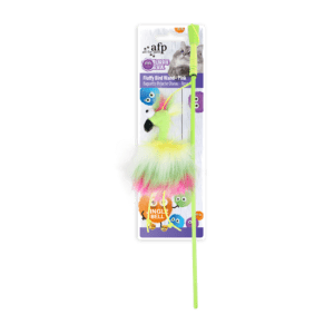 Furry Ball - Fluffy - PINK, Fluffy Bird Wand
