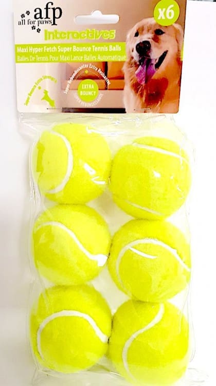 Hyper-Maxi-fetch-balls Maxi Fetch Super Bounce Tennis Ball - 6 Pcs - Image 1