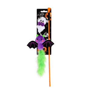 Naughty Or Trick - Cat Ghost & Bat Wand