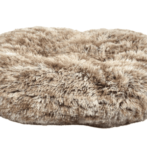 Oval Furry Cushion - Oval Furry Cushion - Grey 103 x 72cm
