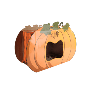Cave cat scratcher - Pumpkin Cat Scratcher Cave