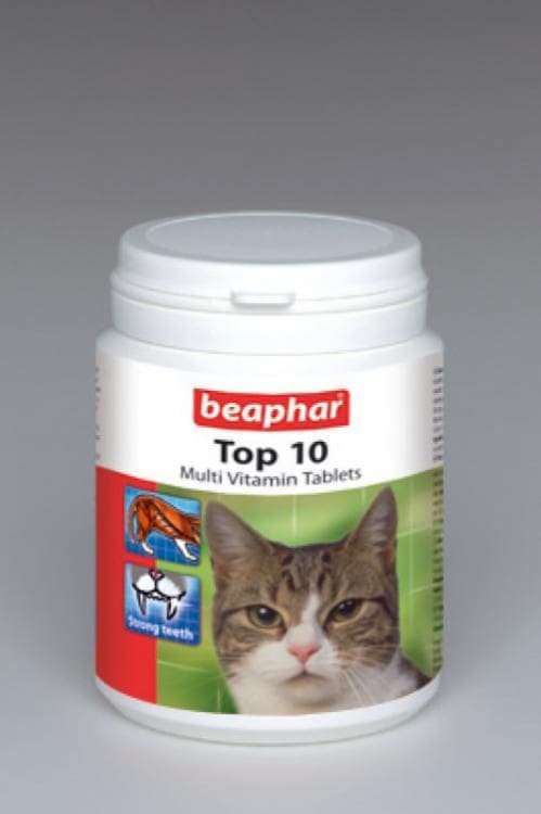 Top 10 Cat Multi-Vitamins 180 tab Top 10 Cat Multi-Vitamins 180 Tabs - Image 1