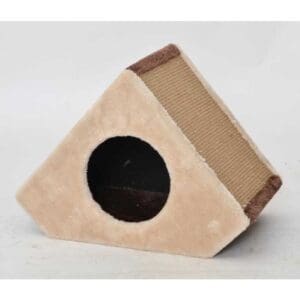 Catry Conical Cat House With Scratcher 40X25X30Cm