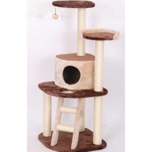 Catry Cat Tower With Scratcher 50x50x120cm