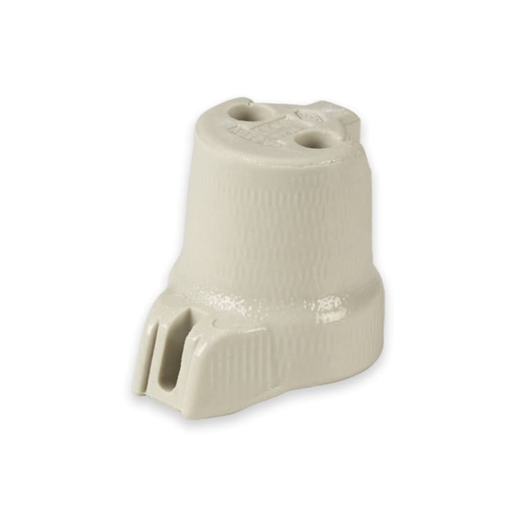 Porcelain Socket E27 - Angled Porcelain Socket E27 - Angled - Image 1
