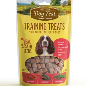 Dog Fest Training Treats Veal & Sesame Seeds 90g[Weight - 90g]