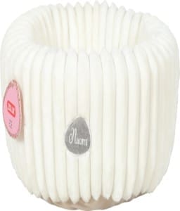 QUILTED BASKET BEIGE 42CM NAOMI - QUILTED BASKET BEIGE 42CM - Image 1