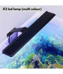 Roxin White-Blue Wide Clip Light