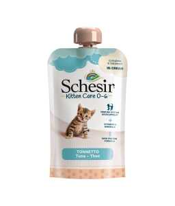 Schesir Kitten Pouch Cream 0-6 (Min Order - 5pcs)
