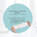 Bioline Universal Cosmetic Wipes 30Pcs[Count - 30, Dimension - 18 x 9.5 4.5cm] - Image 2