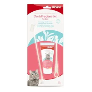 Bioline Dental Hygiene Set For Cats 50G[Weight - 50G]