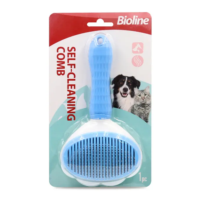 6970117124996 Bioline Self-Cleaning Comb - Image 1