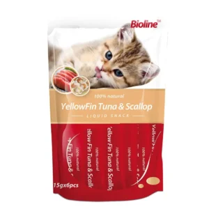 Bioline Cat Treats Yellofin Tuna & Scallop[Weight - 90G]