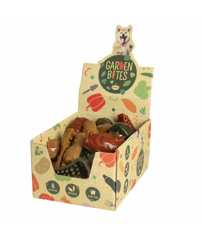 LR11310 Duvo+ Garden Bites Veggie Friends L -11cm-90g -Mixed Colors – MOQ:6pcs - Image 1