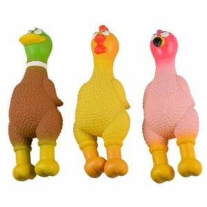Duvo+ Latex Birdswith Goose Bumps Dog Toy 8X23X7Cm Mixed Colors