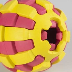 Duvo+ Rubber Pitahaya Ball Dispenser Dog Toy 6,5X6,5X6,5Cm Multicolour