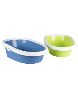 Duvo+ Litter Tray Excalibur With Rim 58X39X17Cm, Mixed Colors