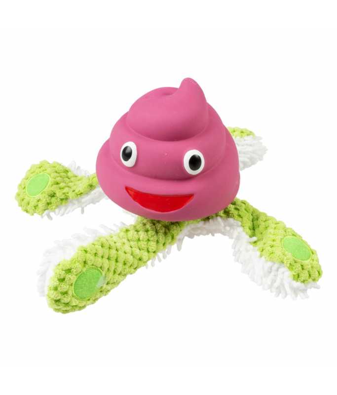 LR14524 Duvo+ Plush & Latex Octopus Purple/Green, 22x22x12cm - Image 1