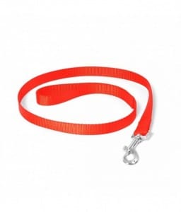 Duvo Nylon lead[Color - Red, Dimension - 120cm/15mm]