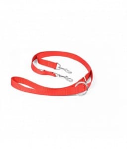 Duvo Nylon Lead Adjustable 200cm/25mm[Color - Red]