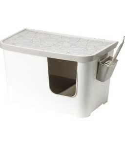 moderna-casetta-camelia-revolutionary-litter-box-soft-white-l-757-x-w-45-x-h-45-cm Moderna Casetta Camelia Revolutionary Litter Box- Soft White, L 75.7 X W 45 X H 45 Cm - Image 1