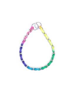 Pado Choke Chain With Coloured Rope